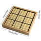 Andux Wooden Sudoku Puzzle Board Game with Drawer SD-02 (Black)