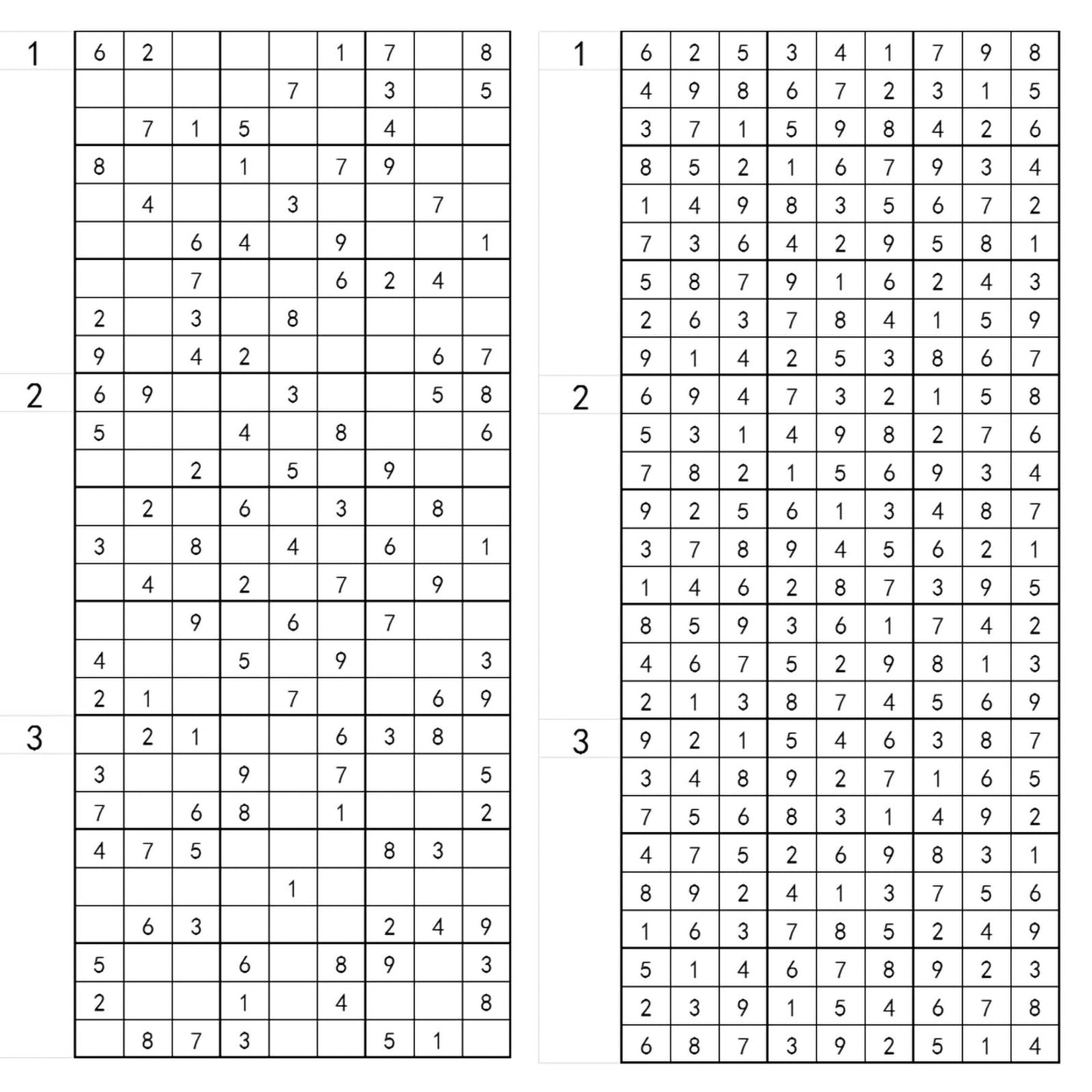 Andux Wooden Sudoku Puzzle Board Game with Drawer SD-02 (Green)