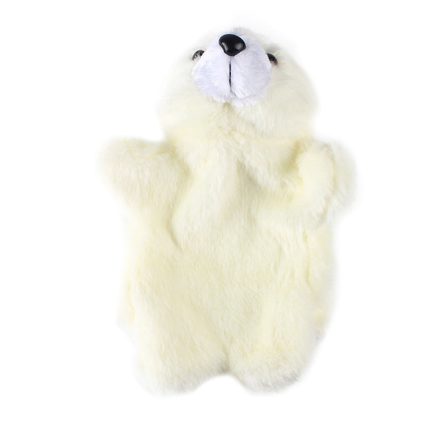 Andux Hand Puppet Stuffed Animal Toy (SO-04 Polar Bear)