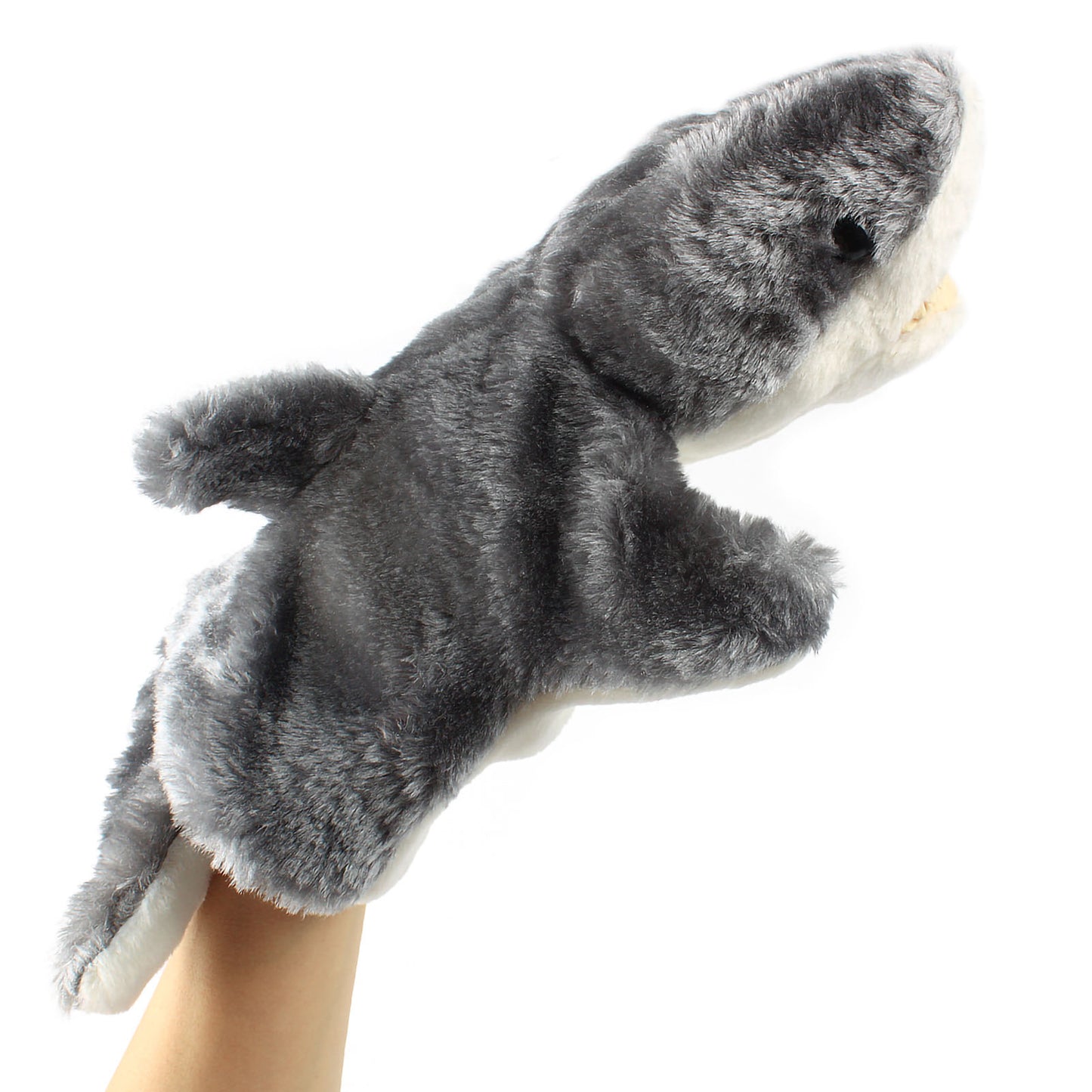 Andux Hand Puppet Stuffed Animal Toy (SO-06 Grey Shark)