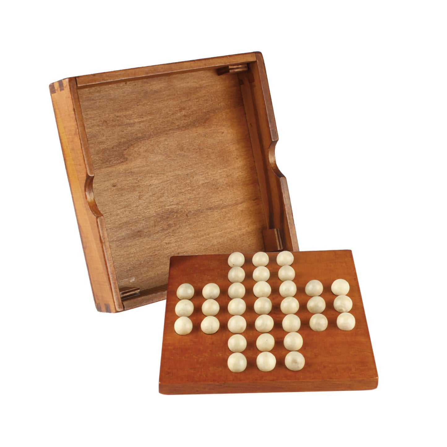 Andux Solitaire Board Wood Single Player Game DLZSQ-01