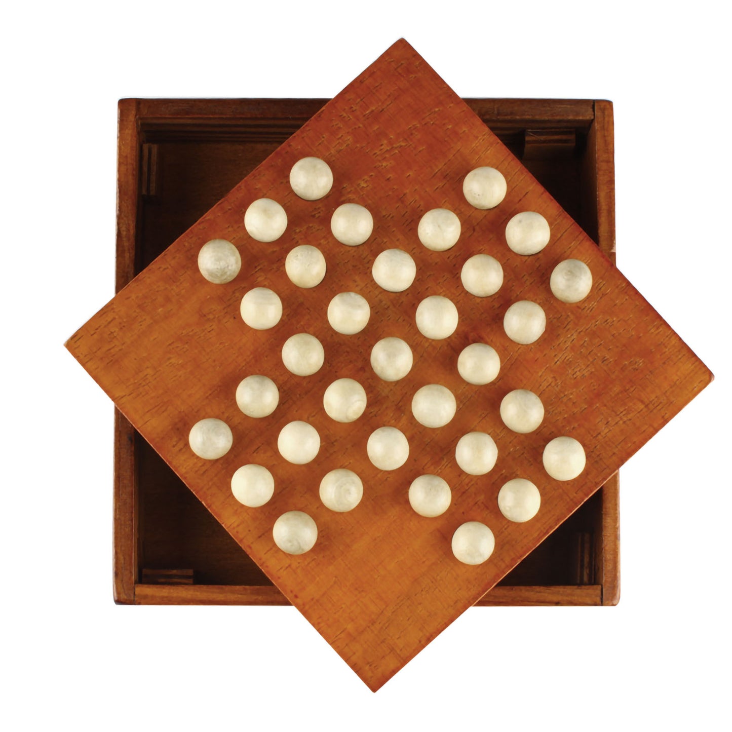 Andux Solitaire Board Wood Single Player Game DLZSQ-01