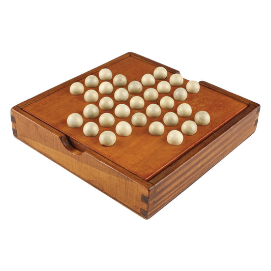 Andux Solitaire Board Wood Single Player Game DLZSQ-01