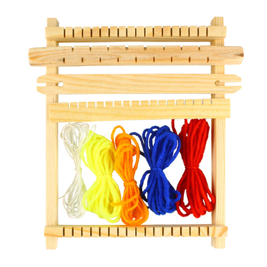 Andux Wooden Weaving Loom Toy Frame Handcraft for Kids ZBJZ-01