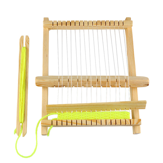 Andux Wooden Weaving Loom Toy Frame Handcraft for Kids ZBJZ-01