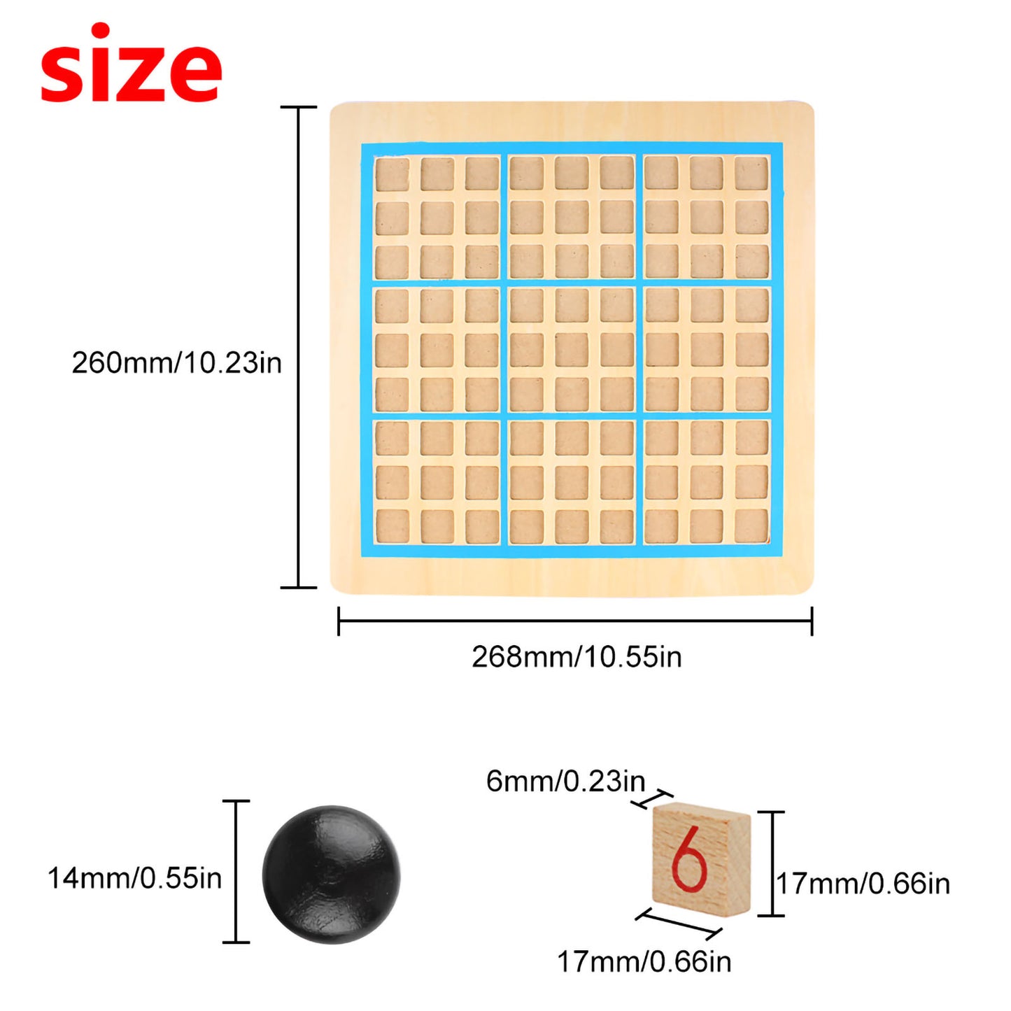 Andux Sudoku Board Toy 2-in-1 SD-05 Sudoku & Gomoku