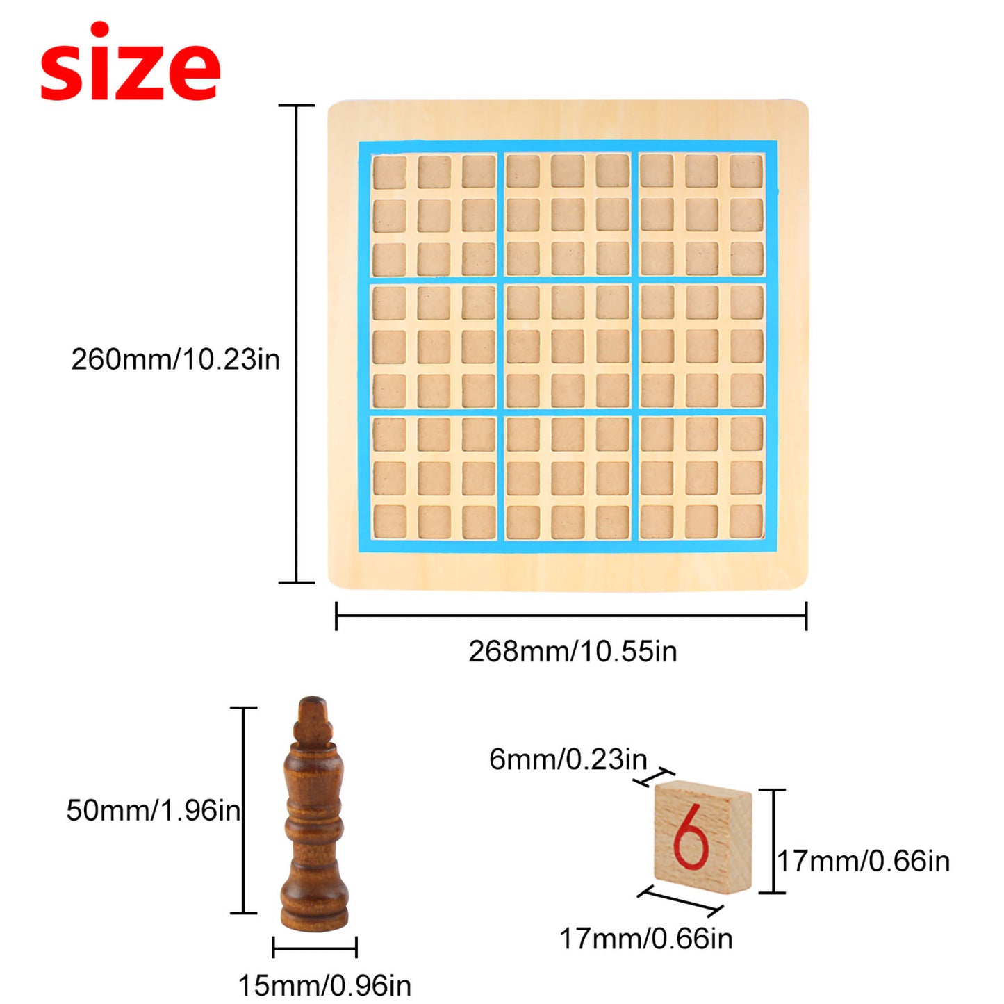 Andux Sudoku Board Toy 2-in-1 SD-06 Sudoku & Chess