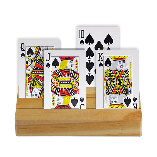 Andux Wooden Chess and Card Stand for Organizing Games PKDZ-01