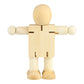 Andux wooden robot ever-changing cartoon hand-painted doll MZJQR-01