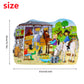 Larcele Kids Puzzle 35 Pieces Jigsaw Puzzle YZPT-01(8208)