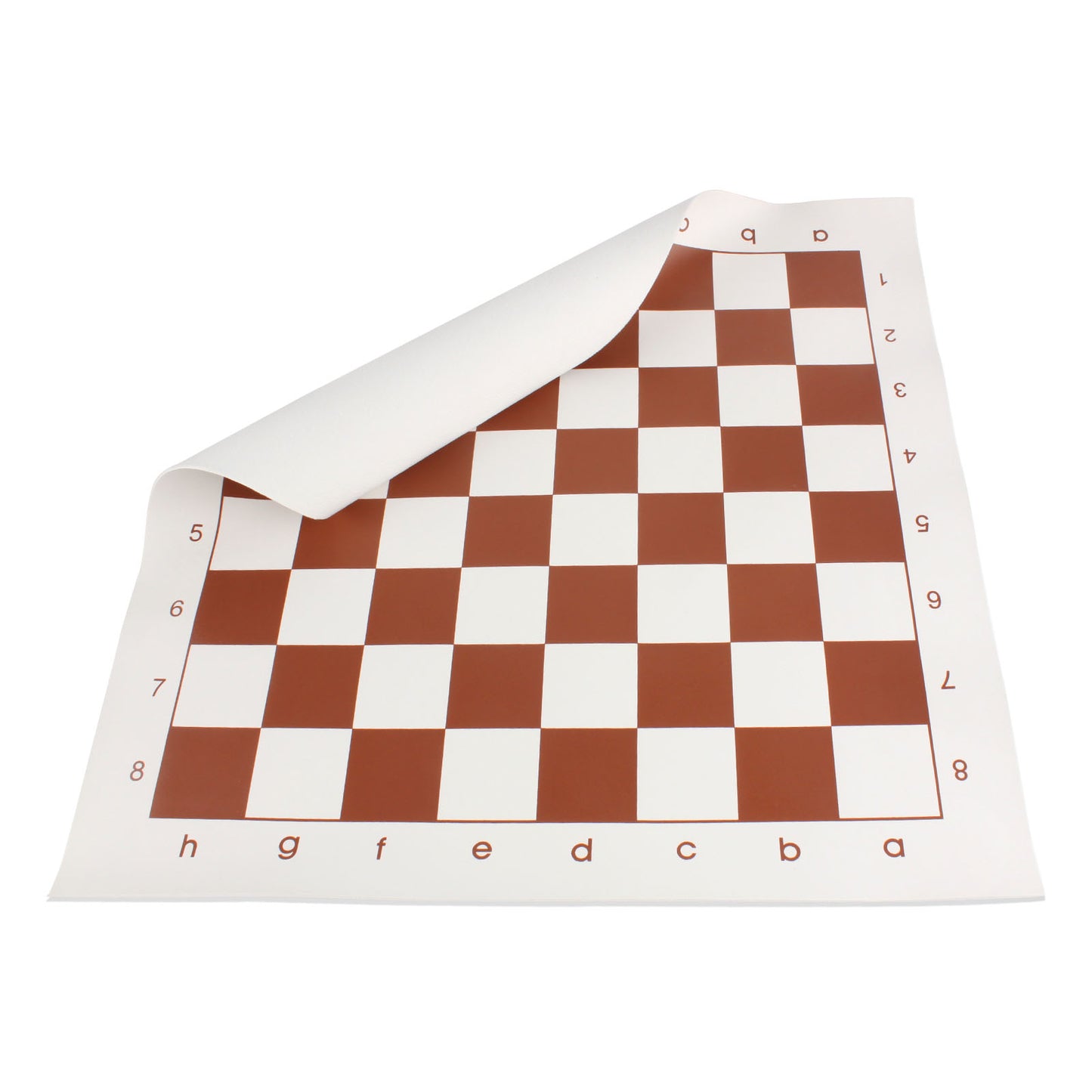 Andux Chess Game Rollable Chessboard XQQP-01 (Brown,35x35cm)