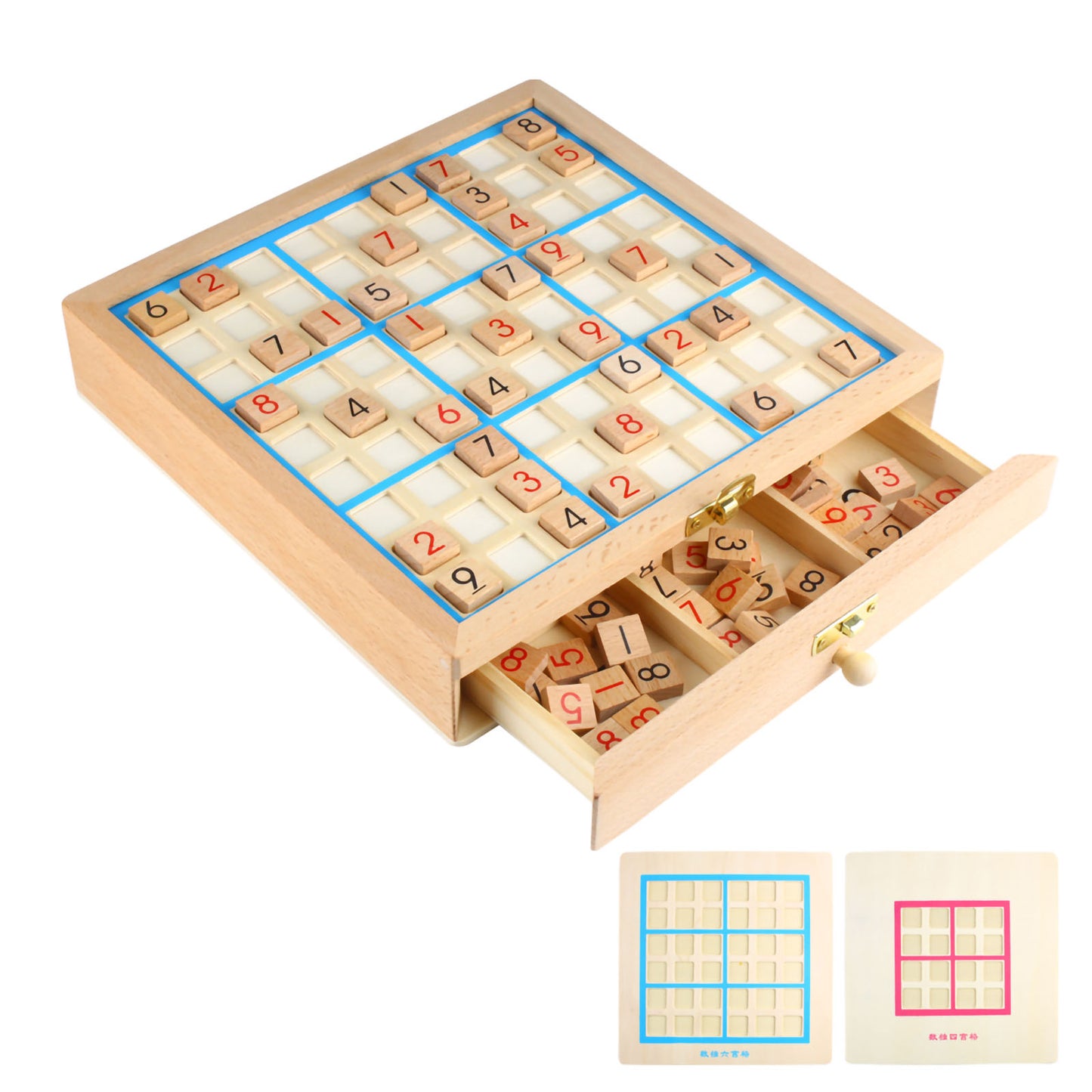 Andux Sudoku Board Box Toy SD-07(Blue)