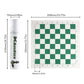 Andux Chess Pieces and Rollable Board XQTZ-01 (Green,35x35cm)