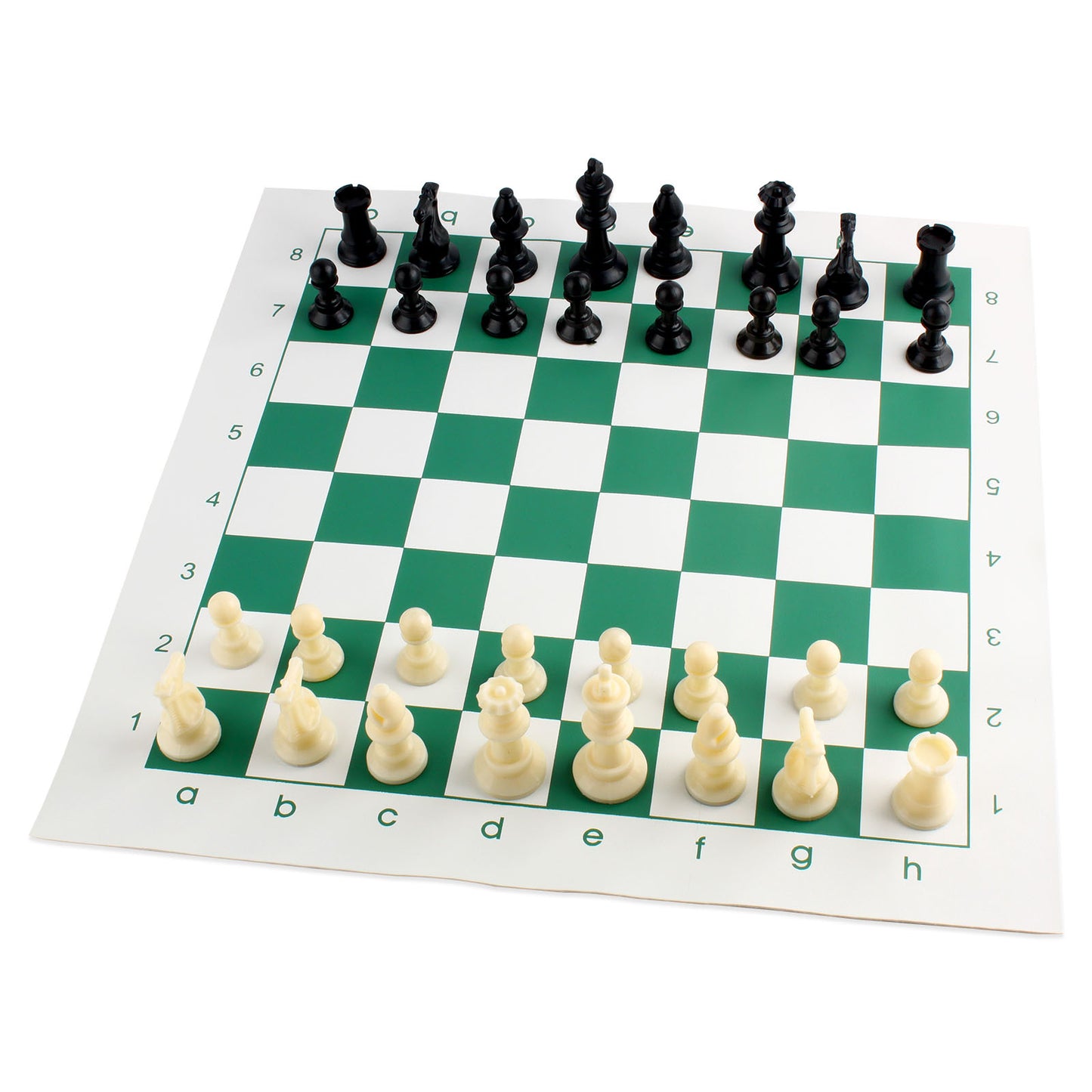 Andux Chess Pieces and Rollable Board XQTZ-01 (Green,35x35cm)