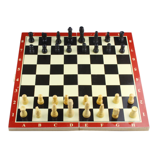 Andux Folding Wooden Chess Board Set GJXQ-01 (34x17x3.0cm)