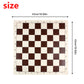 Andux Chess Game Rollable Chessboard XQQP-01 (Brown,42x42cm)