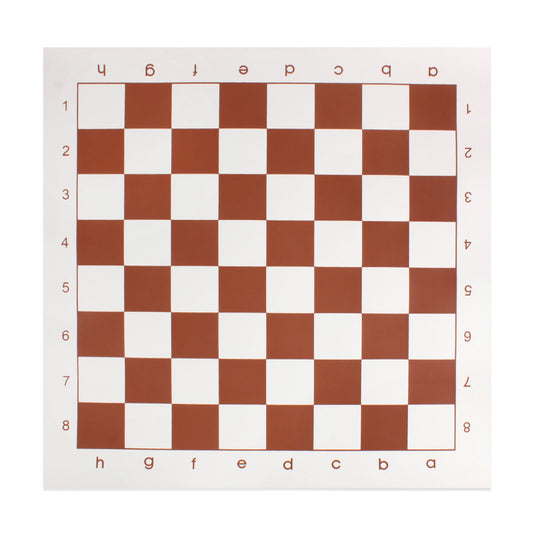 Andux Chess Game Rollable Chessboard XQQP-01 (Brown,42x42cm)