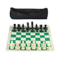 Andux Roll-up Chess Set with Handbag and 32PCS Chess Pieces XQTZ-02