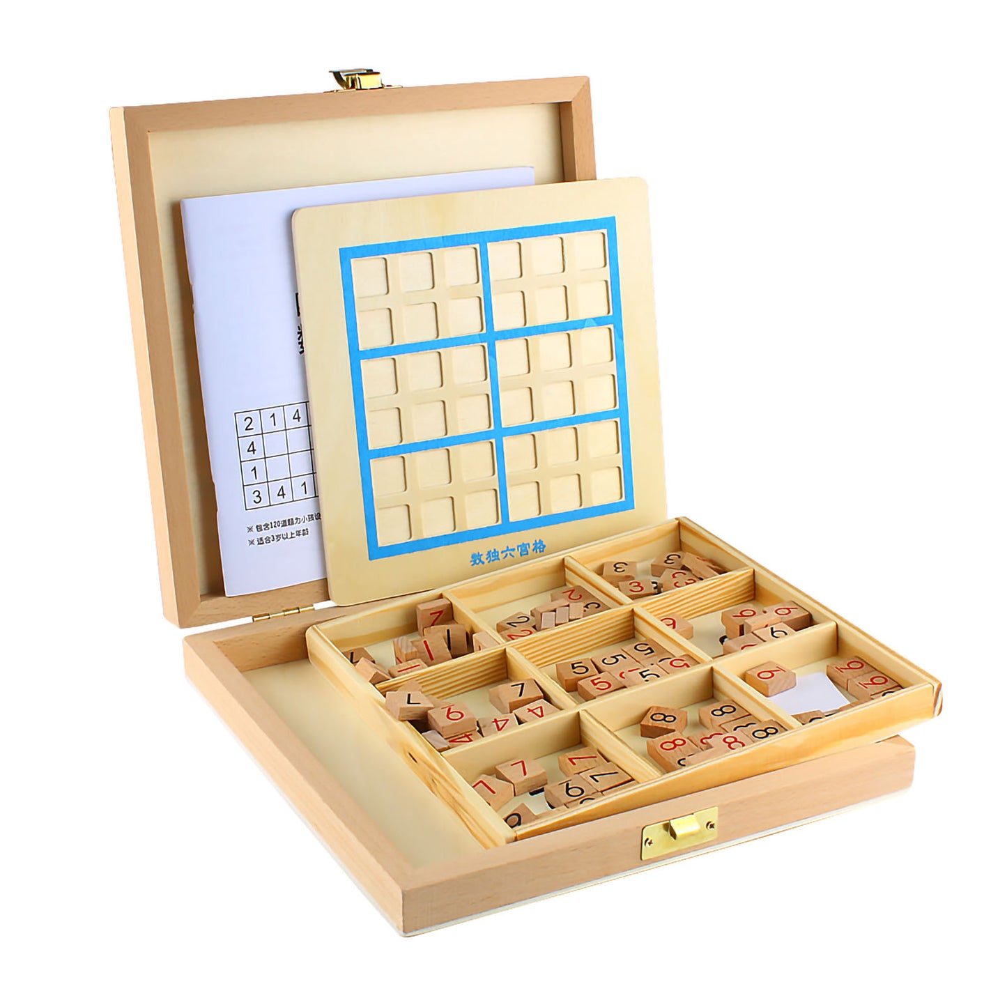 Andux Sudoku Board Box 3-in-1 Toy SD-03 (Blue)