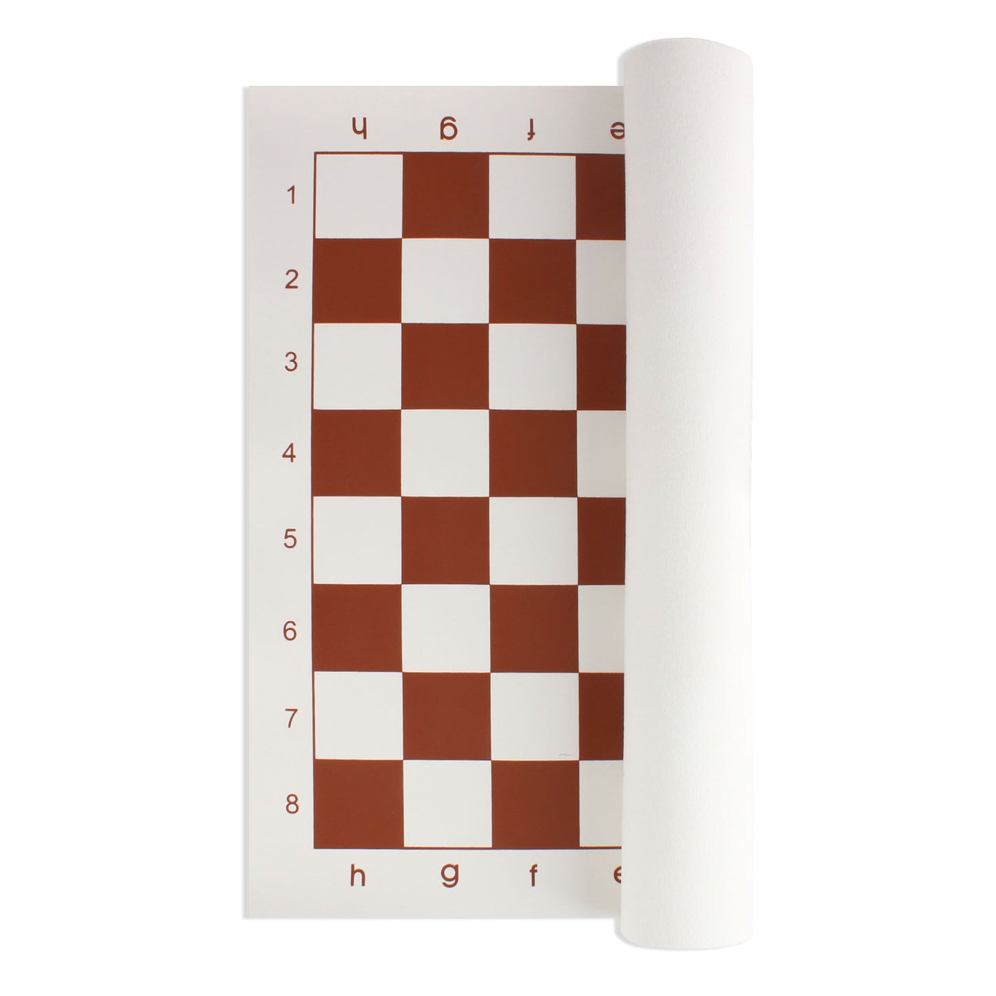 Andux Chess Pieces and Rollable Board QPXQ-01 (Brown,35x35cm)