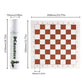 Andux Chess Pieces and Rollable Board QPXQ-01 (Brown,35x35cm)