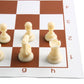 Andux Chess Pieces and Rollable Board QPXQ-01 (Brown,42x42cm)