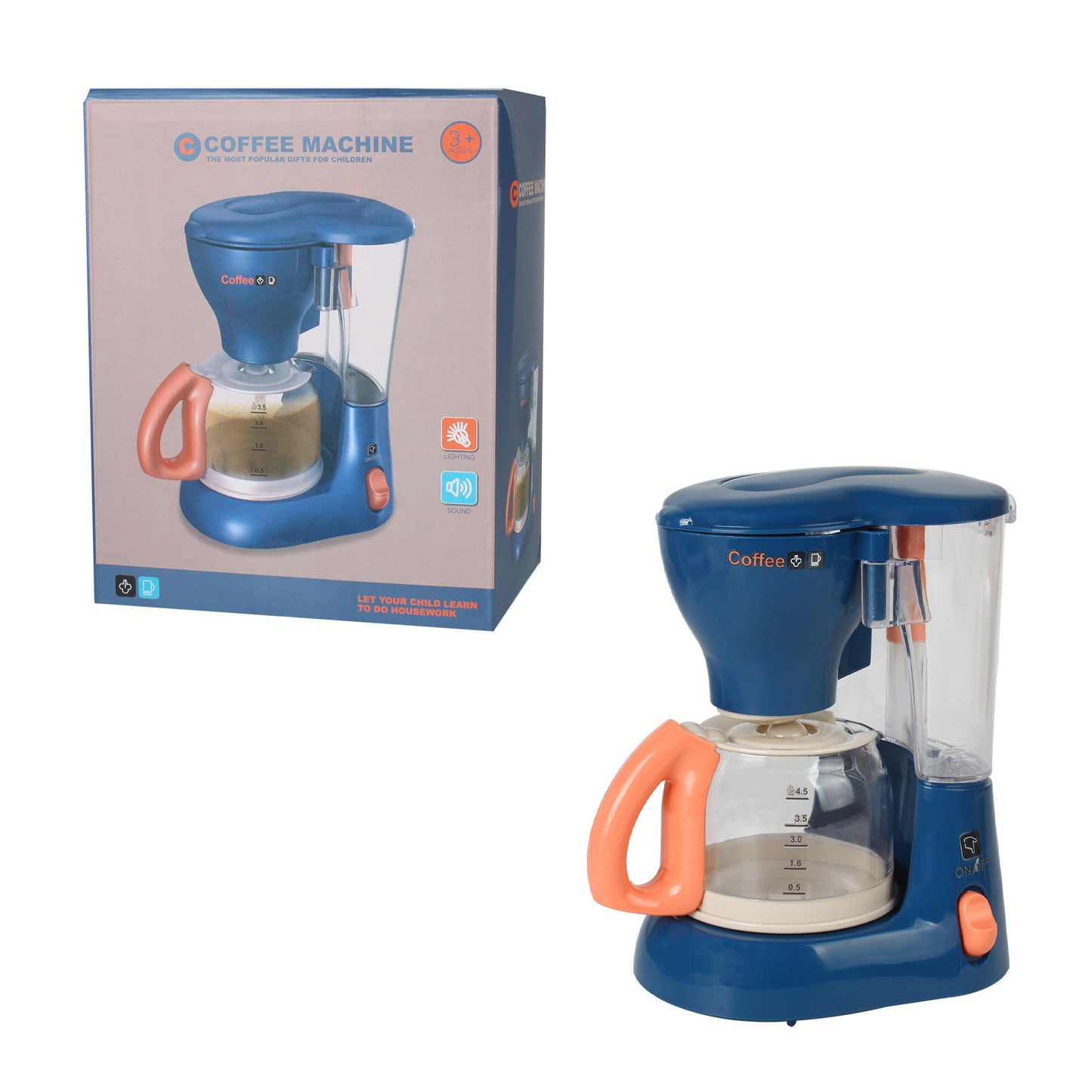 Andux Pretend Household Toy Without Batteries  WJXJD-01 (Coffee machine)