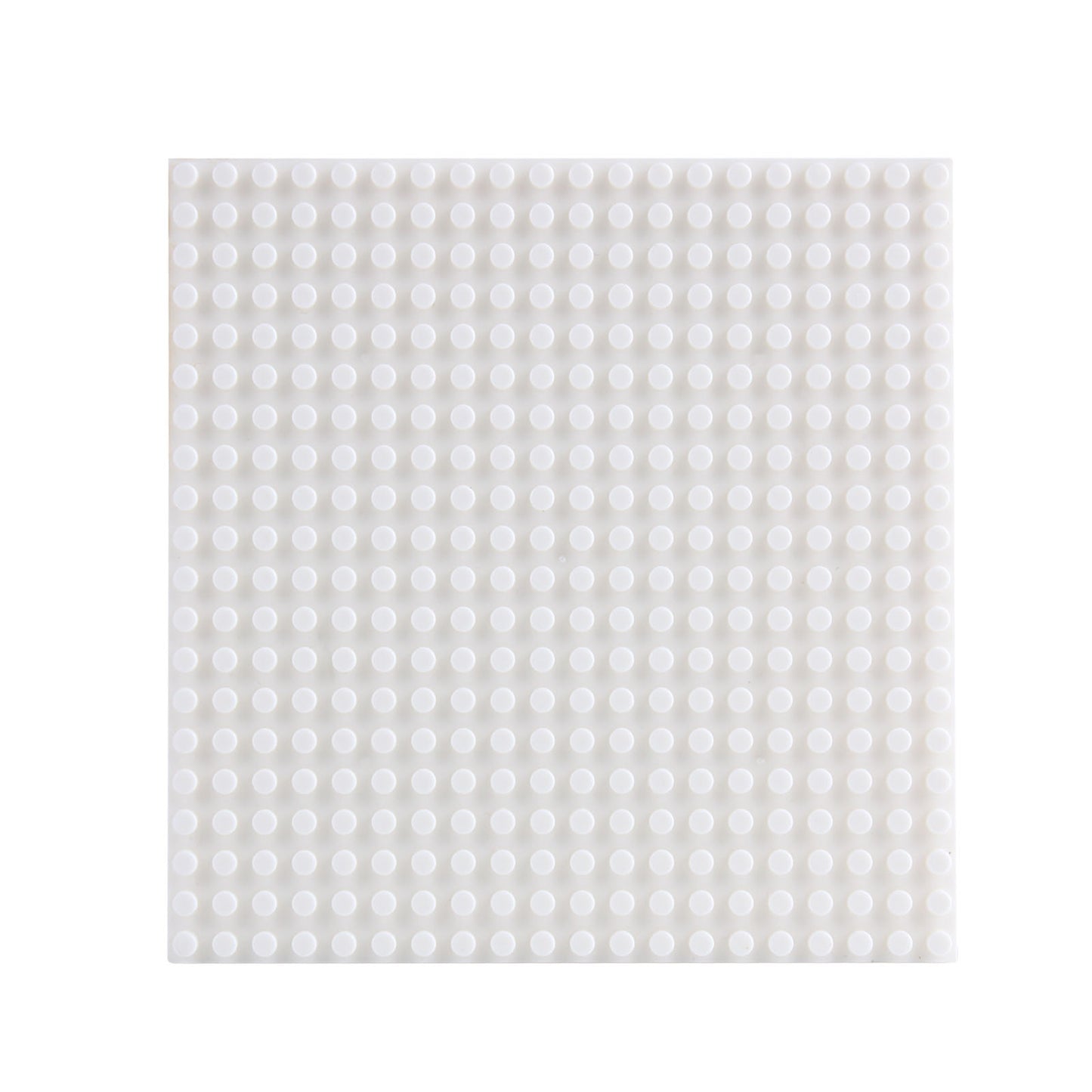 Larcele 10 Pieces Mini Building Blocks Base Plates JMDB-02 (Square,White)