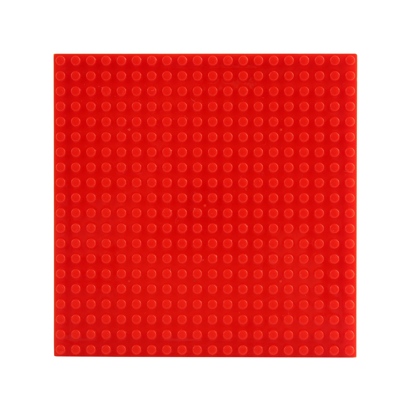 Larcele 10 Pieces Mini Building Blocks Base Plates JMDB-02 (Square,Red)