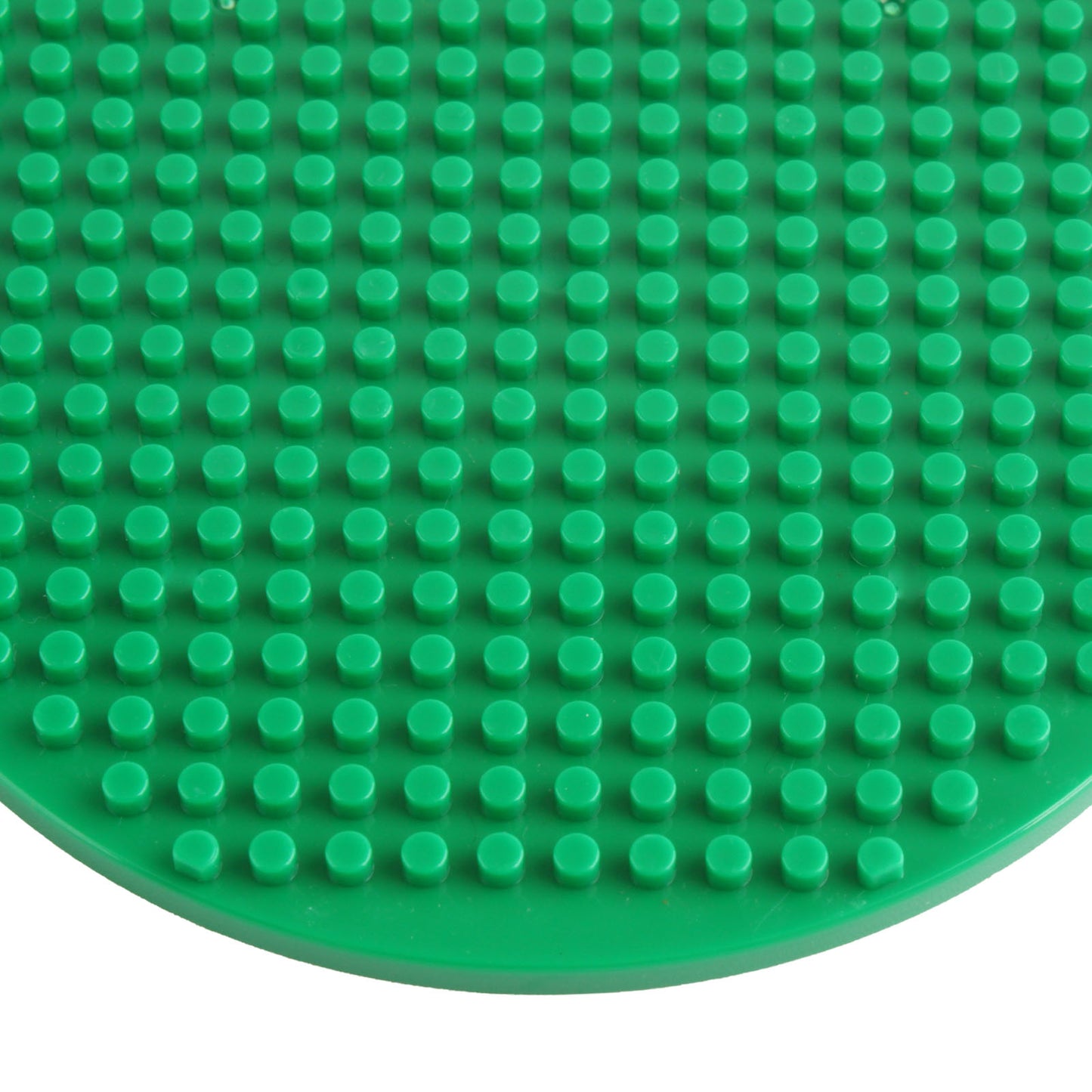 Larcele 10 Pieces Mini Building Blocks Base Plates JMDB-02 (Round,Green)