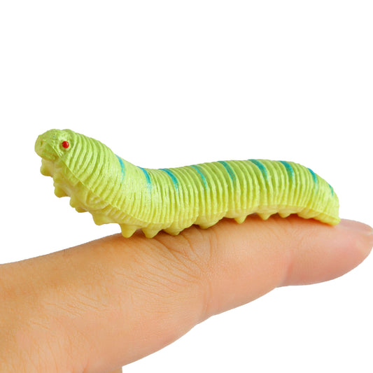 Andux 12 Pcs/Pack Simulation Caterpillars Reptile Crawling Insect FZCZ-01