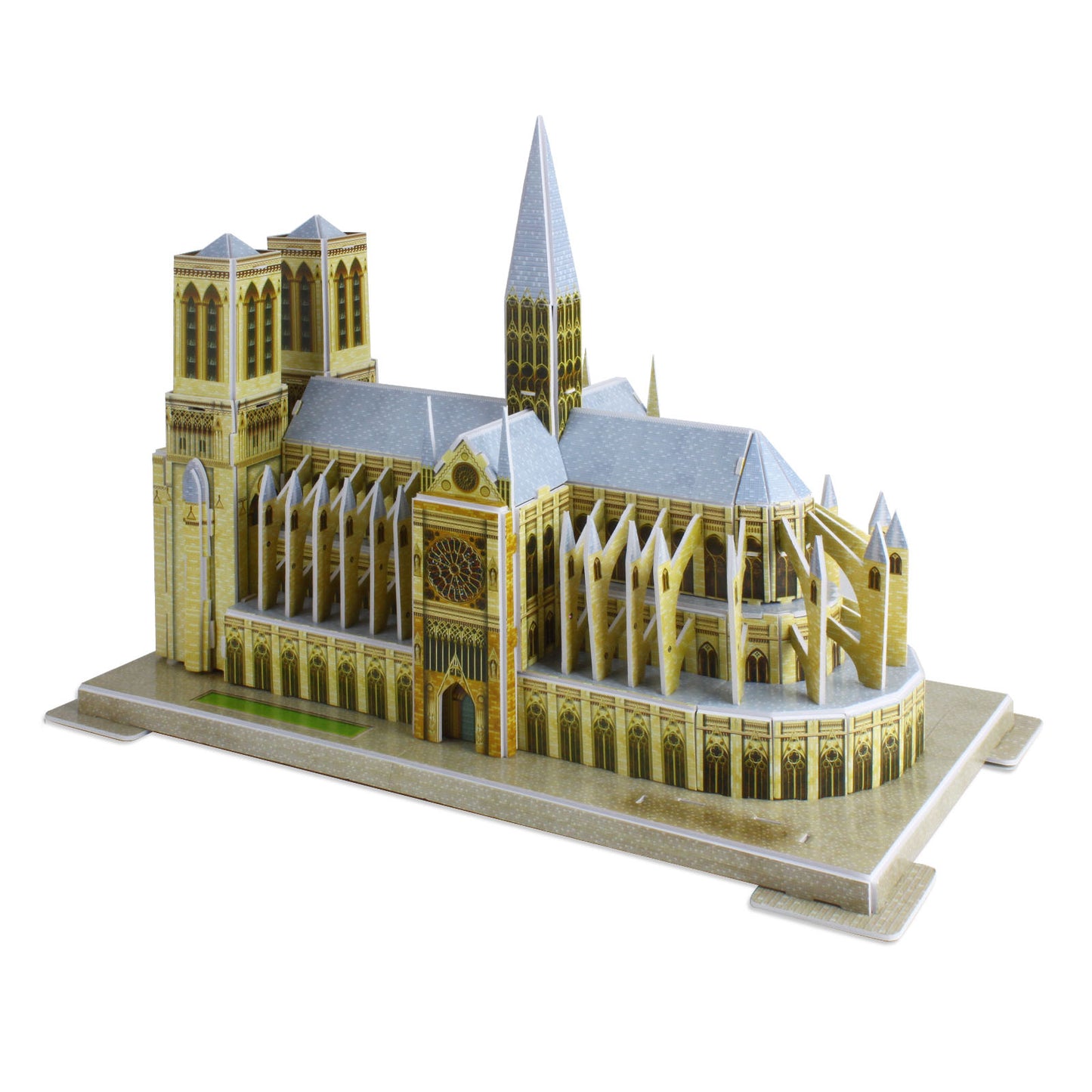 Andux 3D Puzzle Jigsaw Building Kits(Notre Dame De Paris 77 Pcs) LTPT-02