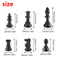 Andux Chess Pieces and Rollable Board QPXQ-01 (Black,42x42cm)