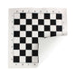 Andux Chess Pieces and Rollable Board QPXQ-01 (Black,42x42cm)