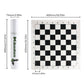 Andux Chess Pieces and Rollable Board QPXQ-01 (Black,42x42cm)