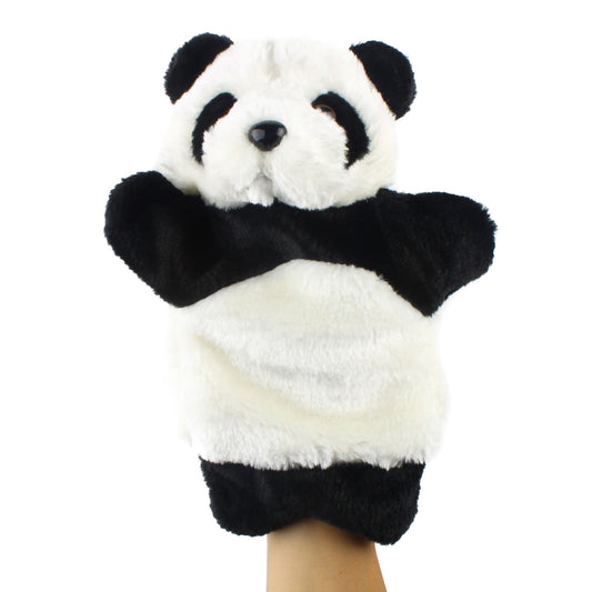 Andux Hand Puppet Stuffed Animal Toy (SO-02 Panda)