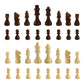 Andux Set of 32 Chess Pieces Chess Pieces XQZ-03 (Wood-82mm)