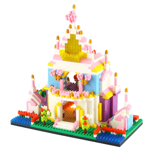 Larcele 988 Pieces Micro Building Blocks KLJM-02 (Princess Castle)