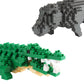 Larcele Building Toy Bricks,1860 Pieces KLJM-04(Hippo + Crocodile + Crane)