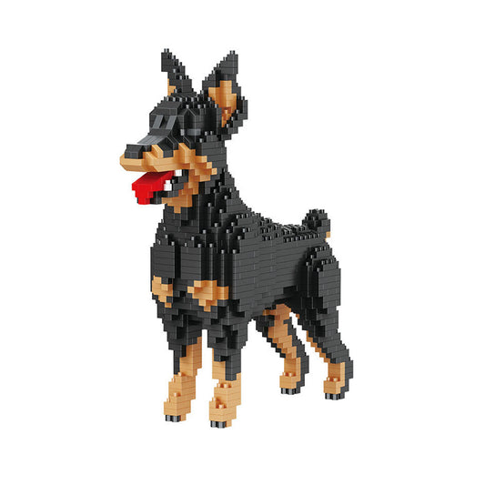 Larcele Building Toy Bricks,957 Pieces KLJM-05(Dobermann)