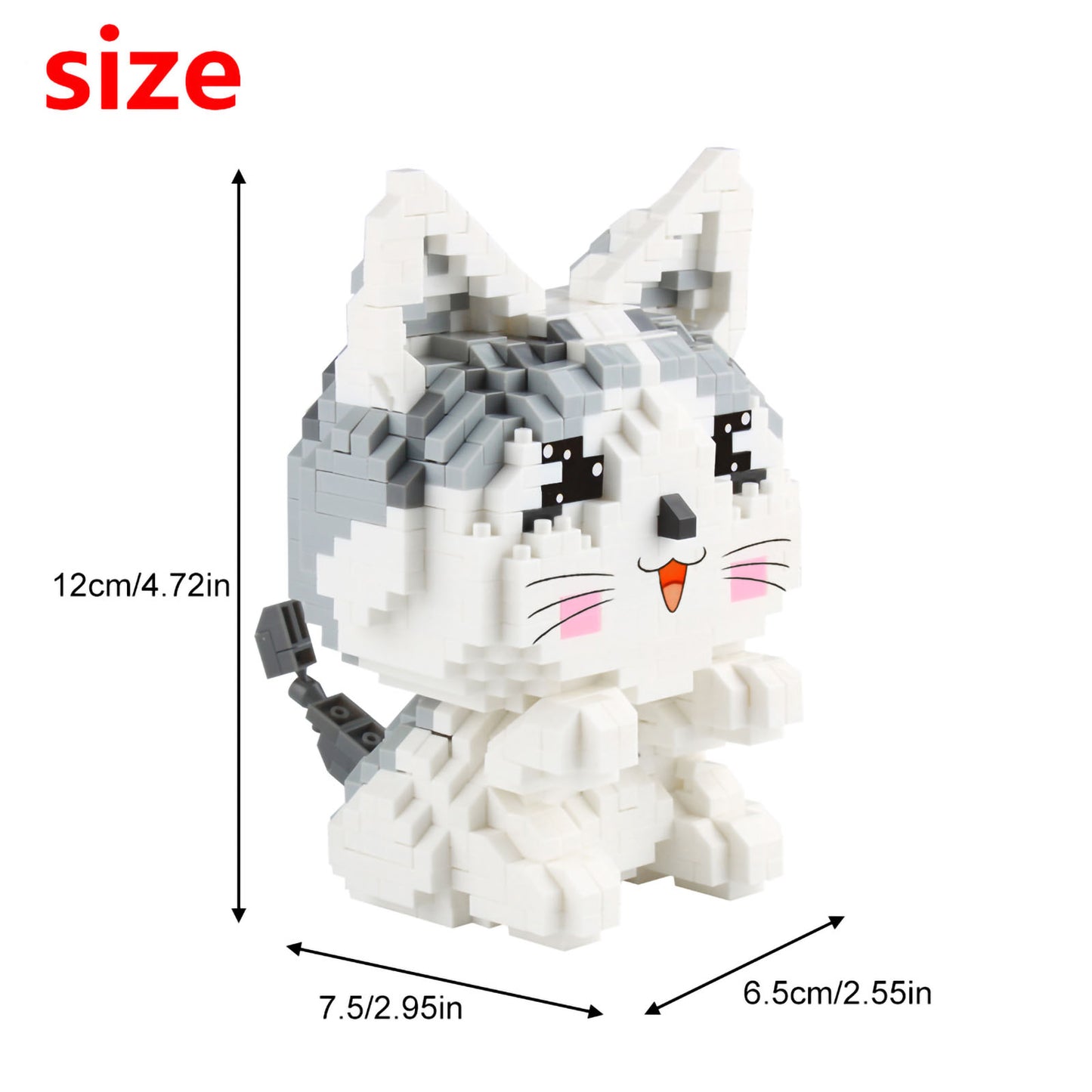 Larcele Cat Building Toy Bricks,1022 Pieces KLJM-02 (Model 2284)