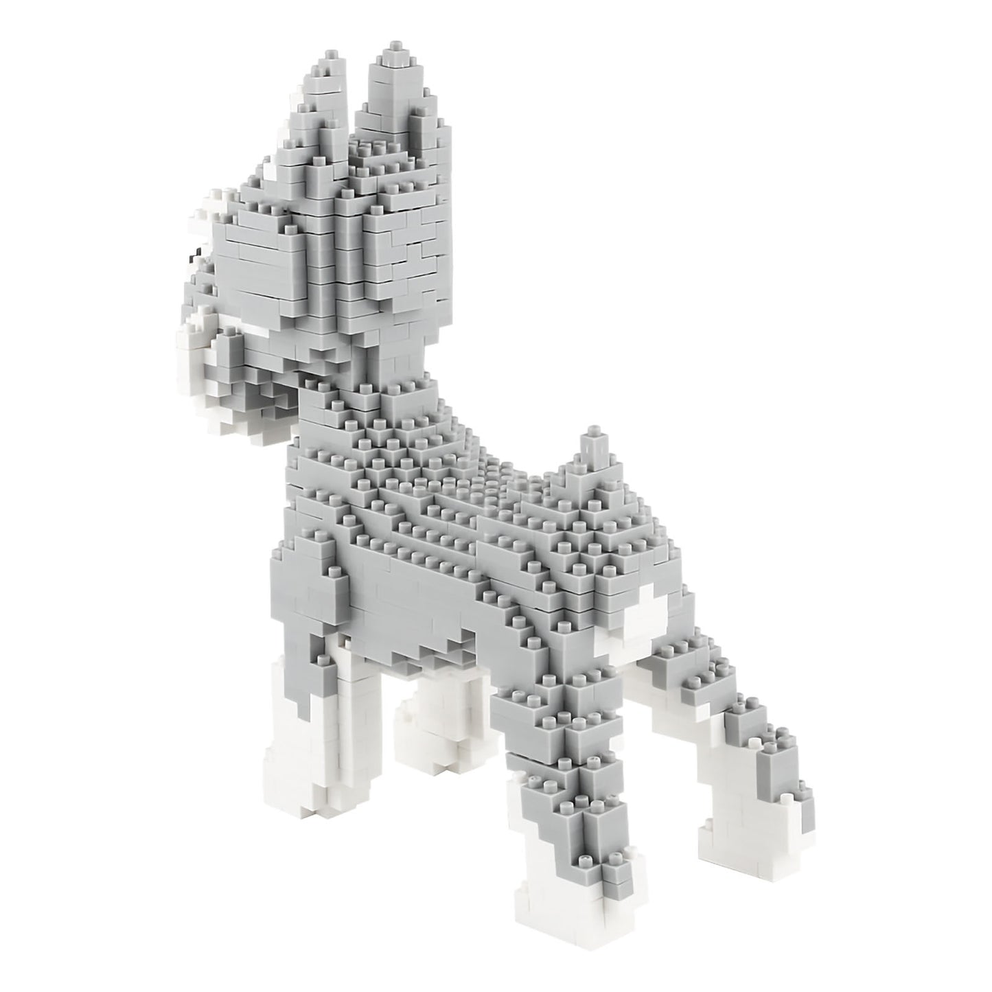 Larcele Dog Building Toy Bricks,880 Pieces KLJM-02 (Schnauzer)