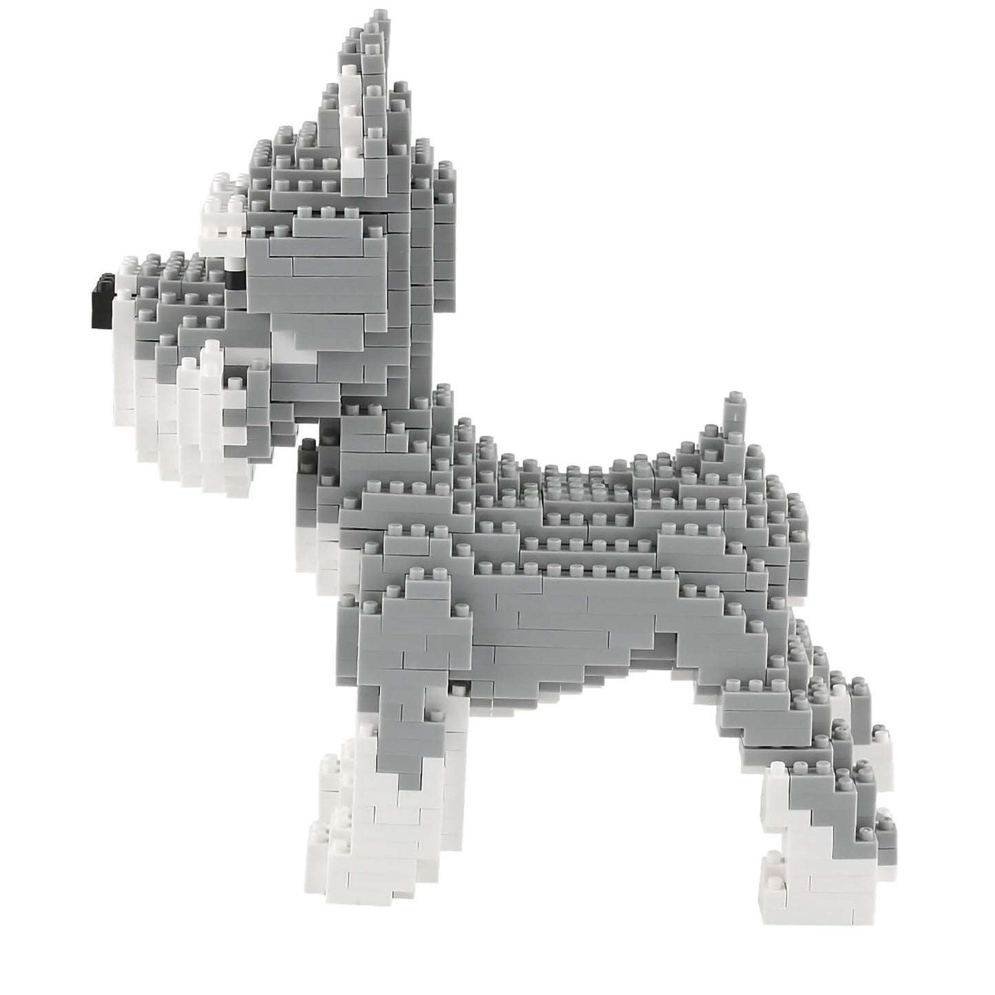 Larcele Dog Building Toy Bricks,880 Pieces KLJM-02 (Schnauzer)