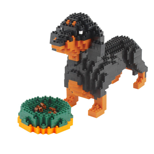 Larcele Dog Mini Building Toy Bricks, 898 Pieces KLJM-02 (Dachshund)