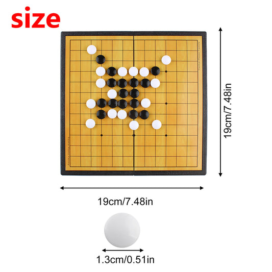 Larcele Folding Magnetic Go Game Set CXWQ-01 (Small)