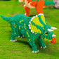 Larcele Micro 3D Building Toy Bricks,1737 Pieces KLJM-06 (Triceratops)