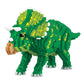 Larcele Micro 3D Building Toy Bricks,1737 Pieces KLJM-06 (Triceratops)