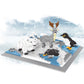 Larcele Micro 3D Building Toy Bricks,1880 Pieces KLJM-04(Penguin + Polar Bear + Reindeer)