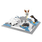 Larcele Micro 3D Building Toy Bricks,1880 Pieces KLJM-04(Penguin + Polar Bear + Reindeer)