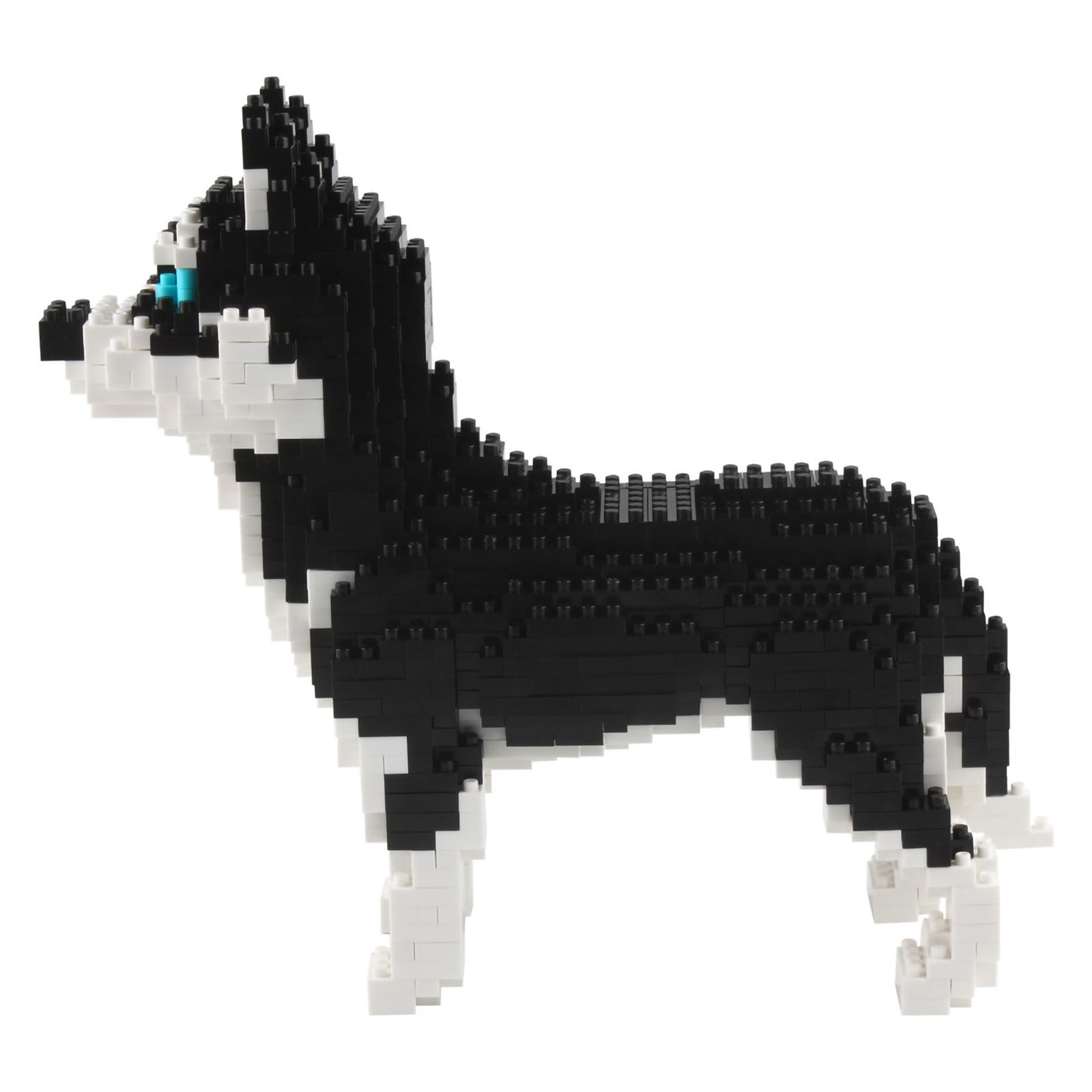 Small PIXEL DOG BAG Husky Negtive - Katre Arula moedisain